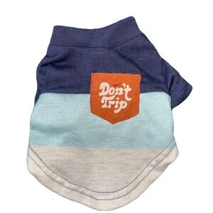 Puppy Shirt /Don't Trip' Design pocket XXS